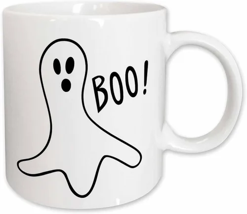 Miniatura 10 de 3dRose Patricia Sanders Creations - Halloween Boo Ghost - Tazas (mug_27865_4)