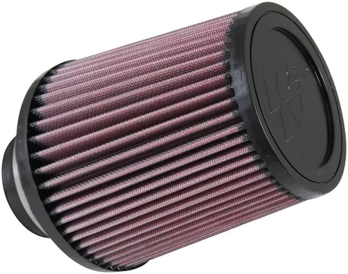 K&N Filtro de aire universal con abrazadera original de alto flujo: alto rendimiento, premium, lavable: diámetro de brida: 2.75 pulgadas, altura del