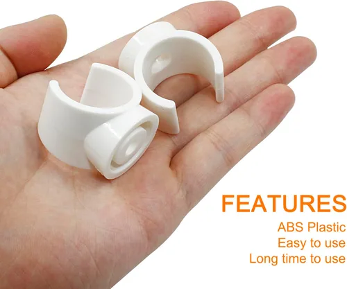 Miniatura 5 de Litoexpe Abrazaderas de Soporte para Tubo de PEX de 1 Pulgada de Plástico - Soporte para Tubo de PVC de 25mm, Clips Blancos, Herramienta