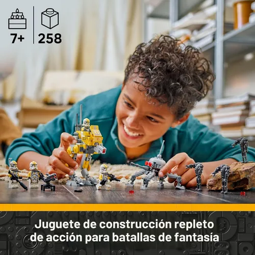 Miniatura 2 de LEGO Star Wars Paquete de Batalla del 327º Cuerpo Estelar de Clone Troopers - Juguete de Construcción - Set de Juego de Rol para Niños y Niñas