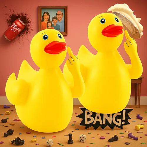 Miniatura 13 de Hungdao 2 piezas de pato inflable gigante de 5 pies, enorme pato de goma, flotador inflable grande para piscina para adultos, verano, playa, Bonito