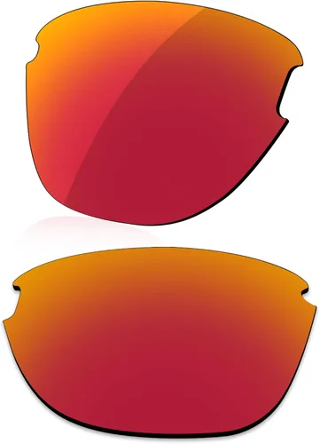 Miniatura 4 de LenzReborn Lente polarizada de repuesto para gafas de sol Oakley Frogskins Lite OO9374 - Negro oscuro+gris plateado+rojo fuego+azul hielo