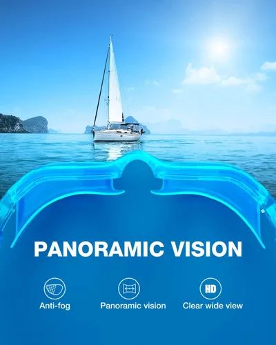 Miniatura 5 de ZIONOR Gafas de natación para niños, G1 MINI con protección UV, polarizadas, antivaho, para edades de 6 a 14 años A4