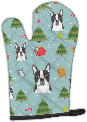 Miniatura 149 de Caroline's Treasures BB4020OVMT Dog House Collection Border Collie - Guante de horno grueso resistente al calor para sartenes calientes y horno