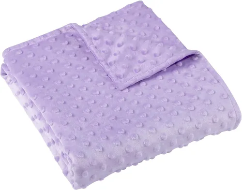Miniatura 14 de Manta de bebé para niñas y niños, manta de visón súper suave de doble capa con respaldo de puntos, manta de cama de bebé recién nacido, manta