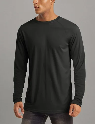 Miniatura 83 de MAGCOMSEN Camisas de manga larga para hombre, protección solar UPF 50+, camisetas atléticas para senderismo, correr, entrenamiento, protección
