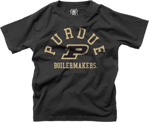 Miniatura 55 de Wes and Willy Camiseta de algodón orgánico de manga corta para niños de la NCAA rutgers scarlet knights rojo