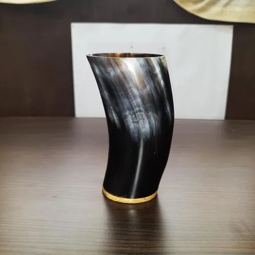 Miniatura 4 de Vasos de chupito Viking Drinking Horn Jarro de cerveza Auténtico cuerno de buey hecho a mano para hidromiel y vino, regalo de primera calidad