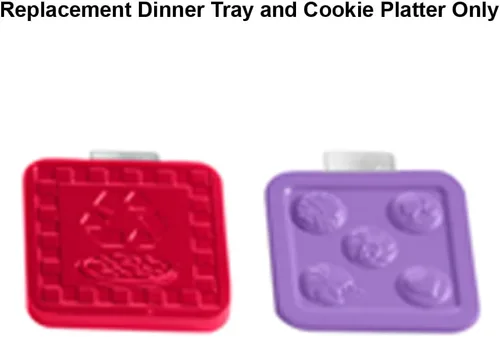 Miniatura 5 de Piezas de repuesto para Fisher-Price Little People Barbie Dreamhouse Playset - HCF61 ~ Bandeja de repuesto para cena y bandeja para galletas