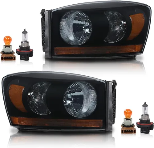 Miniatura 12 de CNNELL Conjunto de faros delanteros compatible con Ford F150 Pickup 2004-2008/Lincoln Mark LT 2006-2008