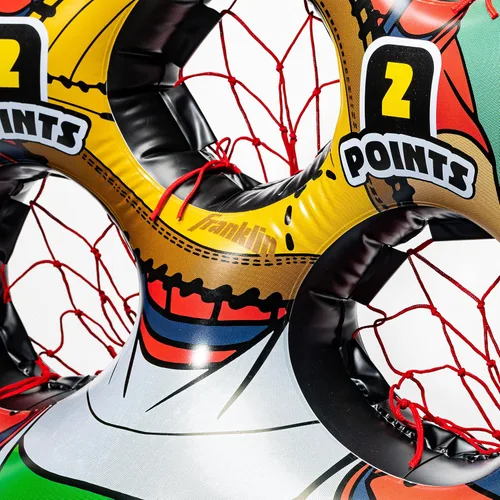 Miniatura 12 de Franklin Sports Juego Inflable de Lanzamiento de Objetivo para Niños - Juego Mini de Lanzamiento - Juego de Juguete Portátil para Interiores