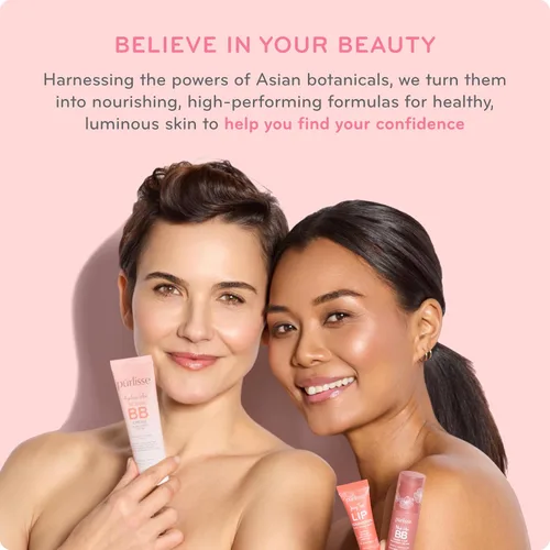 Miniatura 8 de pūrlisse Youth Glow Vitamin C CC Cream SPF 50 - Hidratante teñido con acabado radiante - Fórmula coreana para el cuidado de la piel con ácido Claro