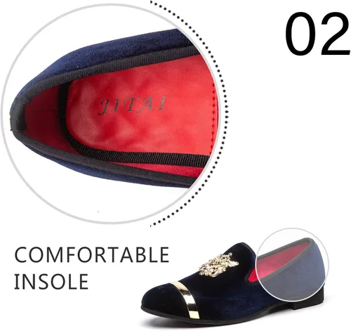 Miniatura 3 de JITAI Penny Mocasines de piel con forro para hombre