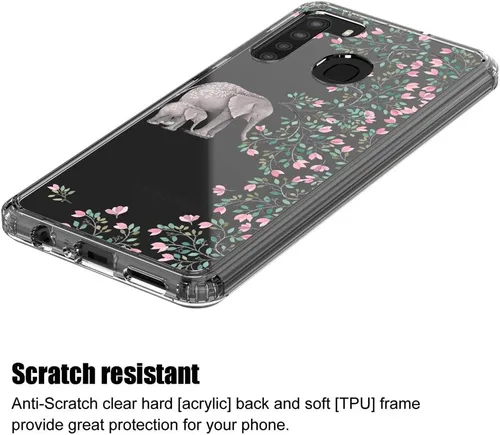 Miniatura 4 de Funda transparente para Samsung Galaxy A21 (6.4", 2020) [Elefante]