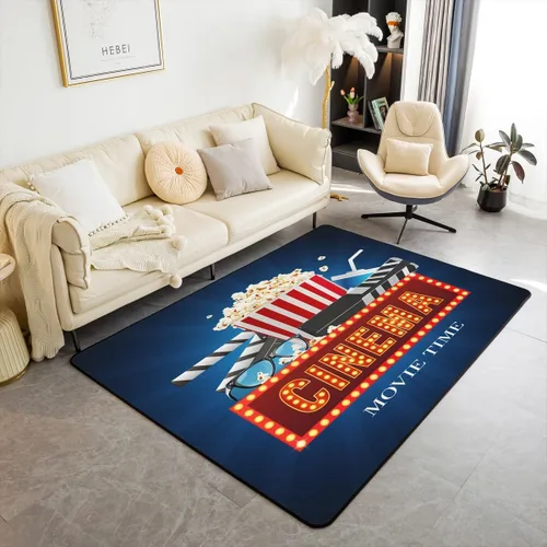 Miniatura 24 de Alfombra de motocross de 3 x 5 pies, alfombra para deportes extremos, sala de estar, dormitorio, decoración de motocicleta, alfombra antideslizante