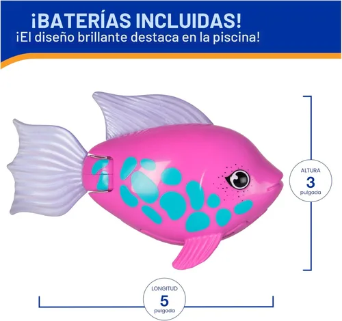 Miniatura 4 de SwimWays Juguete de pez de arrecife arcoíris, accesorios de natación para niños y juguetes acuáticos, juguetes para aprender a nadar en la piscina