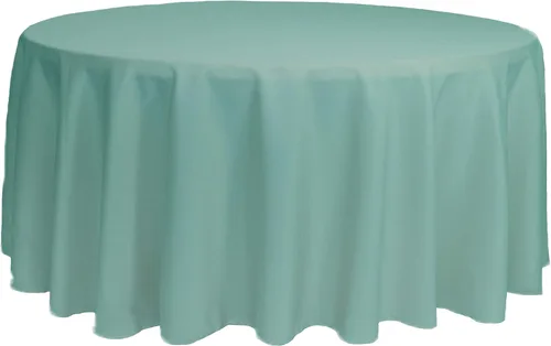 Miniatura 27 de YOUR CHAIR COVERS - Mantel redondo de poliéster prémium de 120 pulgadas - Mantel de lino color champán para mesas redondas estándar
