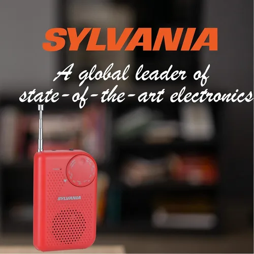 Miniatura 7 de Radio de bolsillo portátil AM/FM con bocina integrada, color azul N/A Rojo