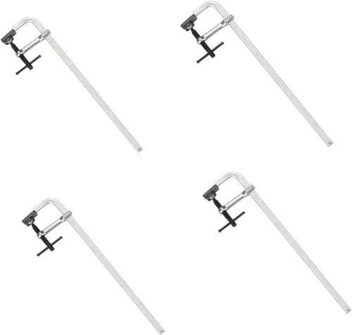 Miniatura 3 de FLZOSPER Abrazadera de barra F resistente de 8 pulgadas (garganta, 3.150 x 7.874 in), abrazaderas de barra de acero forjado para carpintería