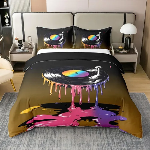 Miniatura 52 de jejeloiu Cute Mushroom Decor Duvet Cover 100% Cotton for Kids Boys Girls Twin Size Botanical Plants Bedding Set Cartoon Mushrooms Comforter Cover