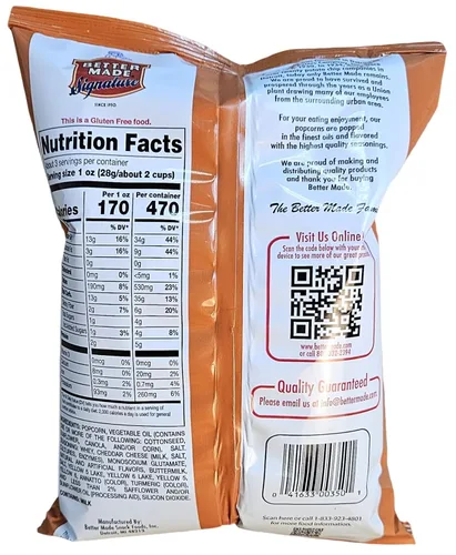 Miniatura 2 de Better Made Signature - Palomitas de maíz con sabor a queso cheddar, bolsa de 2.75 onzas (5)