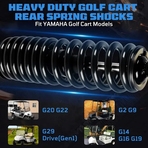Miniatura 3 de iLSKW Amortiguador Trasero de Alta Resistencia para Carrito de Golf Yamaha con Resorte para Modelos de Gas y Eléctricos 1995 en adelante, G14, G16