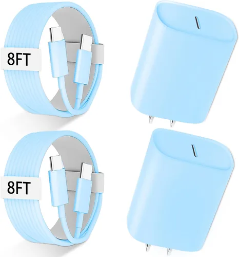 Miniatura 28 de Cargador para iPhone 17, 16, 15 Pro Max, cable largo USB C de carga rápida de 10 pies para Apple iPhone Block, con cargadores PD iPhone 17 de 20 W
