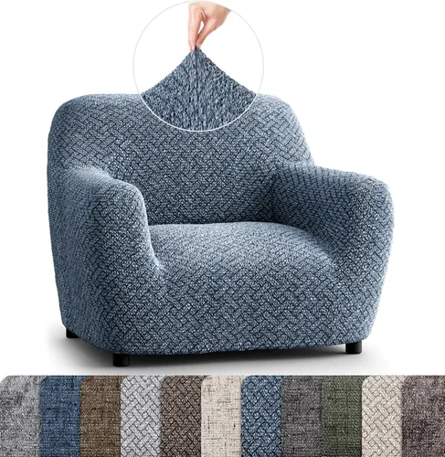 Miniatura 13 de PAULATO BY GA.I.CO. Funda para silla – Funda elástica para sillón – Funda de sillón para mascotas y niños – Fundas suaves para silla – Protector