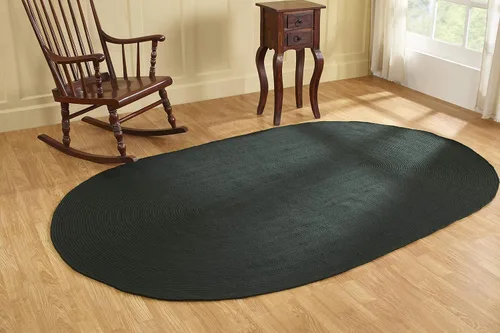 Miniatura 23 de La colección Better Trends Alpine Braid es una alfombra reversible para interiores duradera y resistente a las manchas 100% polipropileno