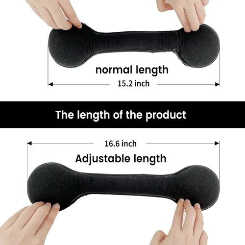 Miniatura 8 de TALONITE - Orejeras de invierno 1 paquete2 paquetes3 paquetes para hombres y mujeres calentadores de oreja de forro polar plegable Para ciclismo
