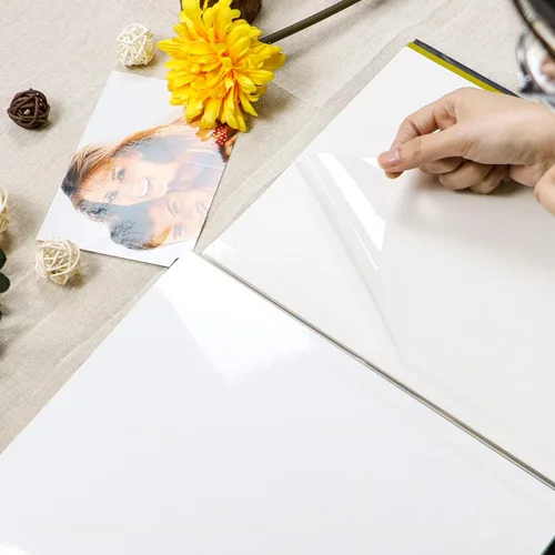 Miniatura 7 de Álbum de fotos autoadhesivo de página de Holoary con bolígrafo metálico para 3 x 5, 4 x 6, 5 x 7, 6 x 8, 8 x 10, álbum de bricolaje hecho a mano