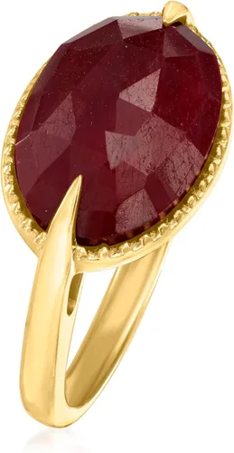 Miniatura 3 de Ross-Simons Anillo de rubí de 7.00 quilates en oro de 18 quilates sobre plata esterlina