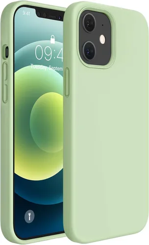 Miniatura 134 de Miracase Funda diseñada para iPhone 13, con protector de pantalla de vidrio templado, forro de microfibra suave antiarañazos, funda de goma