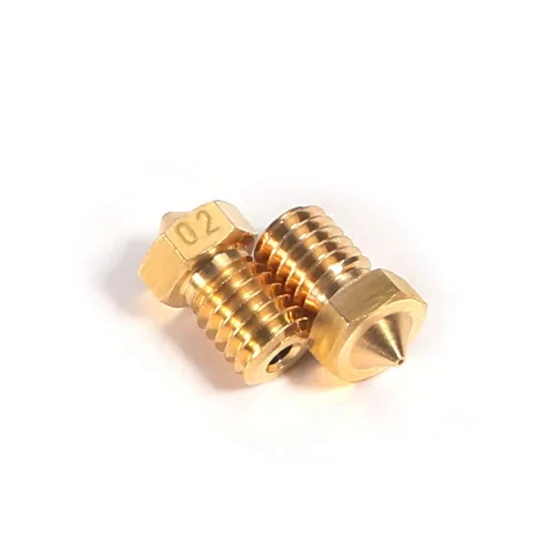 Miniatura 2 de Kit de boquillas para impresora 3D M6 con agujas de limpieza, boquilla extrusora de latón V6 V5, cabezal de impresión de 0.069 in de filamento