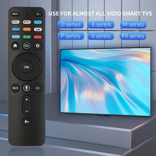 Miniatura 5 de RIVIERA Vizio - Control remoto por voz para todos los televisores inteligentes VIZIO compatibles con D, E, M, P, V, serie PX con micrófono, sin
