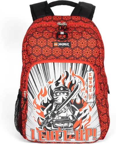 Miniatura 11 de Mochila escolar LEGO NINJAGO para niños, bolsa para libros, para viajes, para ir y venir, para el regreso a la escuela, para niños y niñas, Verde