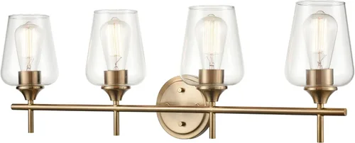 Miniatura 13 de ML Lighting Ashford - 3 tocador de baño ligero, 10.25 pulgadas de alto y 22 pulgadas de ancho, acabado de níquel cepillado cepillado níquel