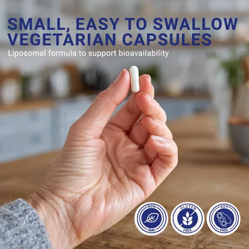 Miniatura 5 de Suplemento liposomal NMN + NR - 60 cápsulas veganas para apoyar la salud celular, la energía y los niveles de NAD+ - Fabricado en Estados Unidos