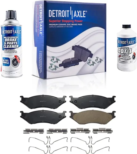 Miniatura 111 de Detroit Axle - Pastillas de Freno Delantero para Nissan Altima Maxima Sentra 350Z Cube Juke Versa INFINITI G20 G35 I30 I35 Suzuki SX4, Pastillas