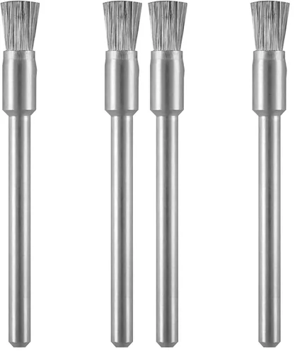 Miniatura 12 de Dremel 405-02 cepillos de cerdas de nailon (paquete de 2), diámetro de 1/8