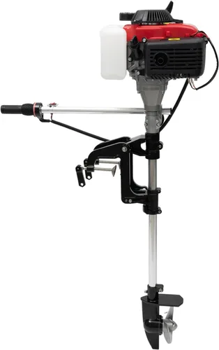 Motor fuera de borda de 1.6kw, motor de barco de pesca fuera de borda de 4 tiempos 144F con refrigeración por aire para barco inflable, kayak,