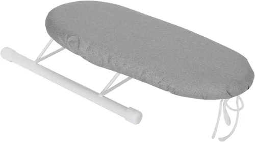 Miniatura 3 de Tabla de planchar, tabla de planchar de mesa con patas plegables y cubierta de algodón, mini tabla de planchar, puños plegables