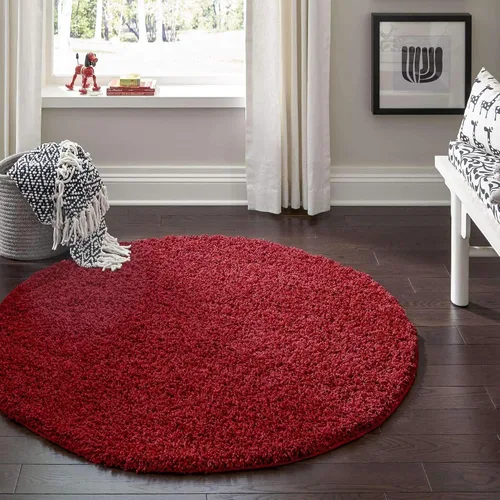 Miniatura 38 de Unique Loom Zuniga Solid Shag Collection alfombra moderna de felpa negra de área (7' 0 x 10' 0)