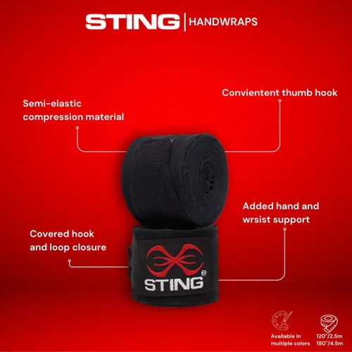 Miniatura 3 de STING Elasticized Boxing Hand Wraps