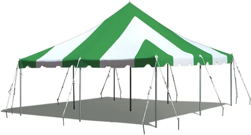 Miniatura 16 de TentandTable Tienda de campaña con toldo de alta calidad de 20 x 40 pies, rojo/blanco/azul, para exteriores, capacidad de 80 a 160 personas