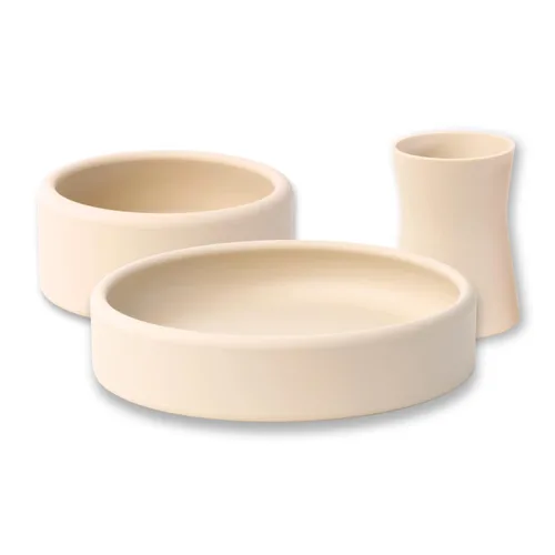 Miniatura 11 de APLAINR Juego de platos de silicona, tazón y taza para bebés y niños pequeños, con peso, juego de alimentación para bebés, suministros de destete