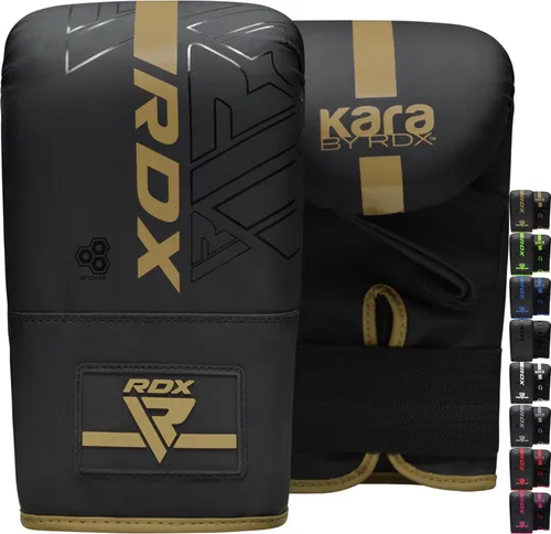 Miniatura 10 de RDX Guantes de boxeo, guantes de boxeo, piel maya, acolchado, palma ventilada, entrenamiento de boxeo pesado MMA, almohadillas de enfoque