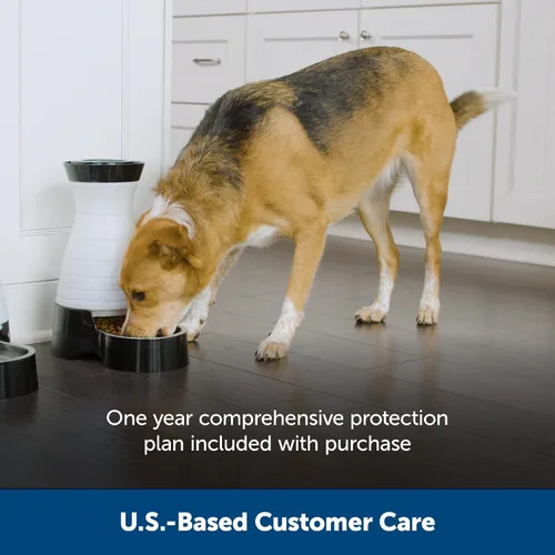 Miniatura 4 de Estación de comida PetSafe para perros y gatos con tazón de acero inoxidable, Blanco