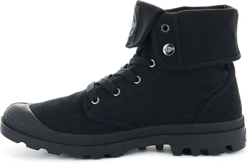 Palladium Bota de lona holgada para mujer