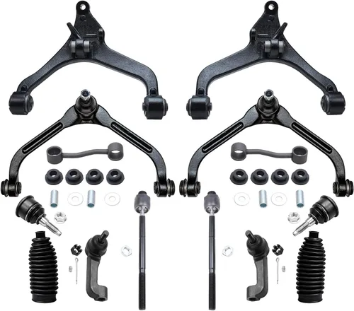 Miniatura 94 de Detroit Axle - Kit de suspensión frontal de 16 piezas para RWD Chrysler 300 Dodge Charger Challenger Magnum 6 brazos de control con rótulas 2